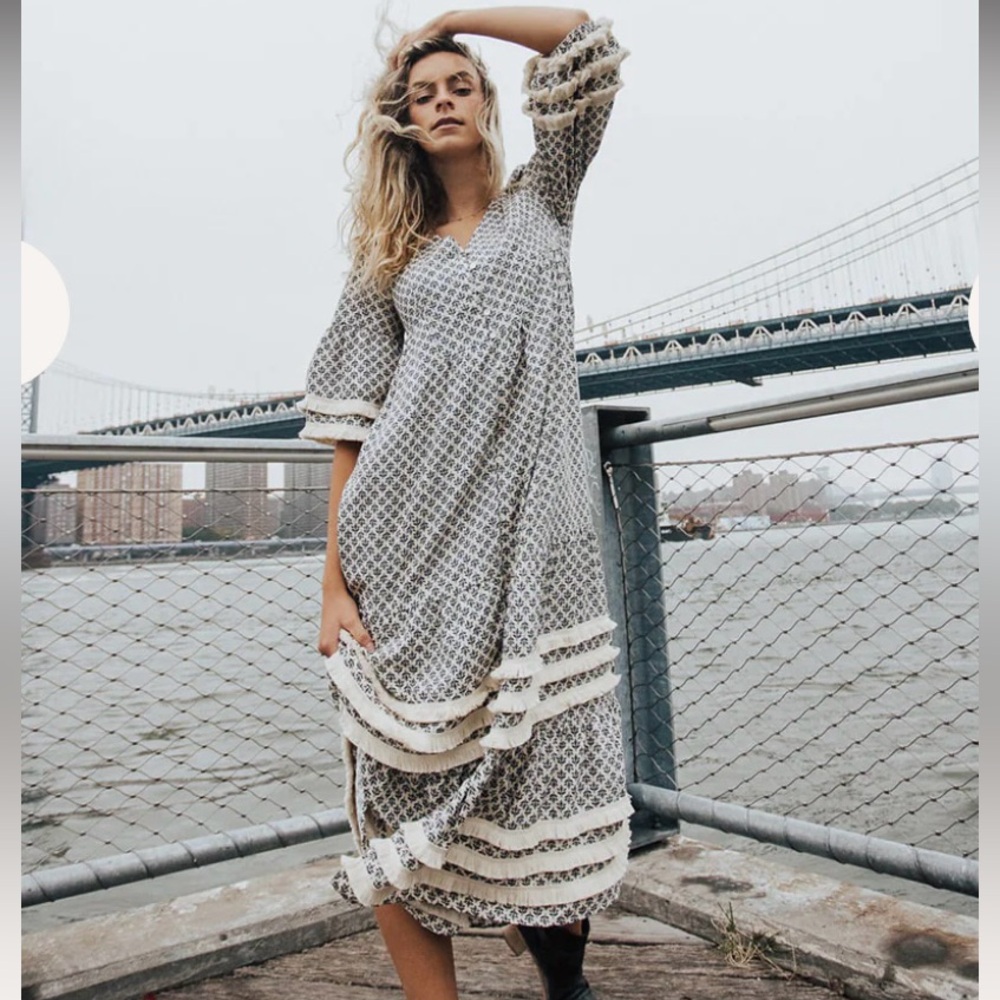 Soho Fringe Maxi Dress